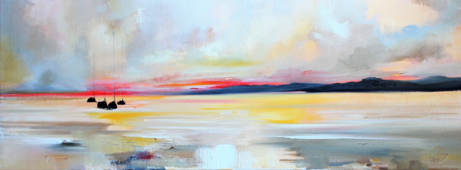 'Swept away by the Sunset' by artist Rosanne Barr